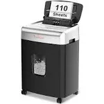 Bonsaii 110-Sheet Autofeed Paper Shredder, 30 Minutes Office Heavy Duty Shred...