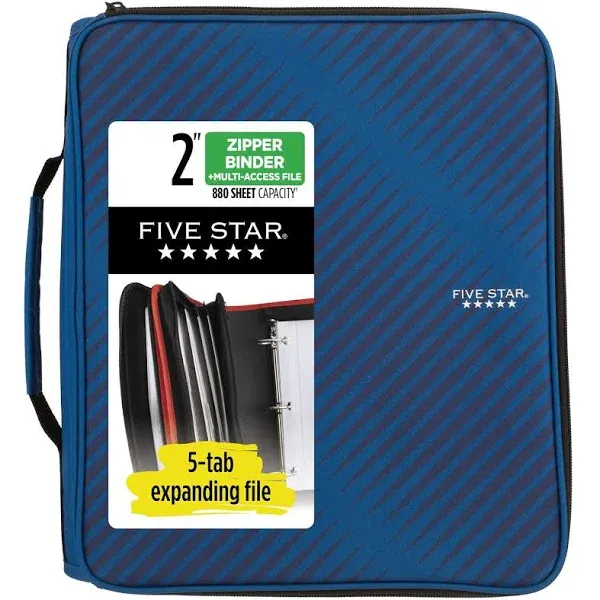 Five Star Zipper Binder