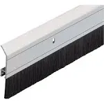 M-D Building Products Silver/Brown Vinyl Brush Sweep For Door Bottom 36 in. L x