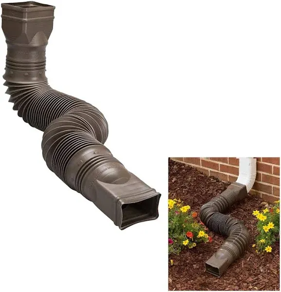 Amerimax Flexible Downspout Extension Gutter Connector Rainwater Drainage