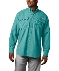 "Columbia Men's PFG Bahama II Long Sleeve Shirt - Fossil - XL"