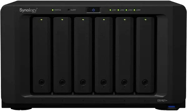 Synology DS1621+ Diskless System 6-bay NAS DiskStation (Diskless)