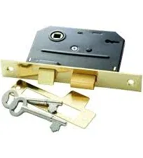 Belwith Products 1155 Bit Key Mortise Lock, Brass