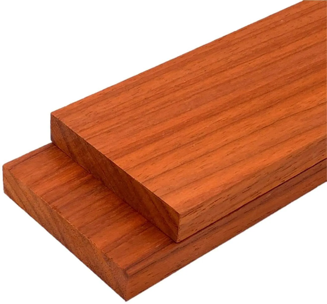 Padauk Lumber Board - 3/4&#034; x 2&#034; (4 pcs)