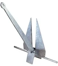 TIE DOWN ENGINEERING Danforth Standard Anchor For Boat Size: 31 ft. 94013