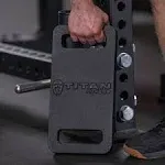 Titan Fitness Cast Iron Ruck Weight Plate, Backpack Weight Training, Single Wide Handle, Round Corners Smooth Edges, Ideal for Resistance Training, Strengthen Posture Stability