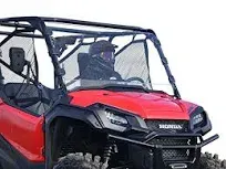 SuperATV Honda Pioneer 1000 / 1000-5 Scratch Resistant Full Windshield (2016+)