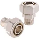 3/4’’ Straight Air Piping Fittings 3/4’’ x 1/2’’ Male NPT Threads Adapter Fit...