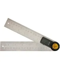 NEW JOHNSON 1888-0700 STAINLESS STEEL 7&#034; ANGLE LOCATOR &amp; RULER