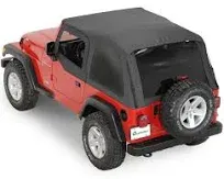 Rampage Frameless Soft Top Kit for Jeep Wrangler TJ