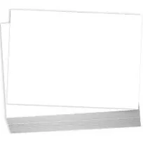 Hamilco 5x7 White Linen Textured Cardstock Paper Blank Index Cards Flat Card ...