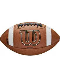 Wilson GST Leather Game Football