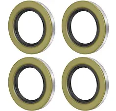 Xspeedonline Pack of 4 10-36-LOTOF4 Double Lip Grease Seals 2.25 x 3.371 Compatible for Dexter 010-036-00, for TruRyde GS-2250DL, for Texcom 22333TBN