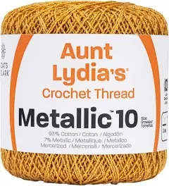 Aunt Lydia's Metallic Crochet Thread