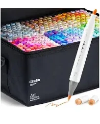 Ohuhu Alcohol Markers 320 Colors - Brush & Chisel Double Tipped Art Markers