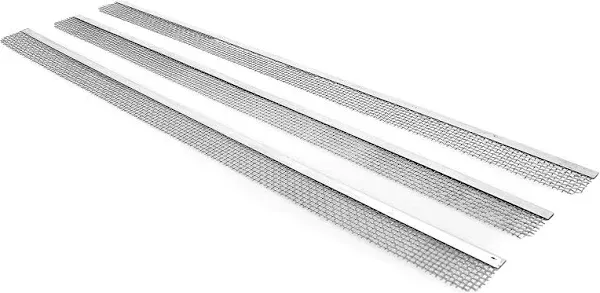 Camco 42157 Stainless Steel Insect Screen - Keeps Out Insects That Interfere with Airflow, Fits Dometic and Atwood Refrigerators Vents 19 3/8", Silver, Standard