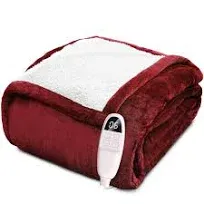 Heated Blanket 62 X 84 Soft Fleece Twin Size Electric Blanket 6 Heat Levels & 1-10 Hours Timer Auto Off