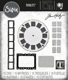 Tim Holtz Sizzix Thinlits Die ~ VAULT PICTURE SHOW ~ 666602