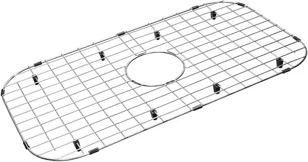 Serene Valley Sink Protector Grid 26-1/16" x 14-1/16", Rear Drain with Corner Radius 3-1/2", 304 Stainless Steel Material NLW2614R