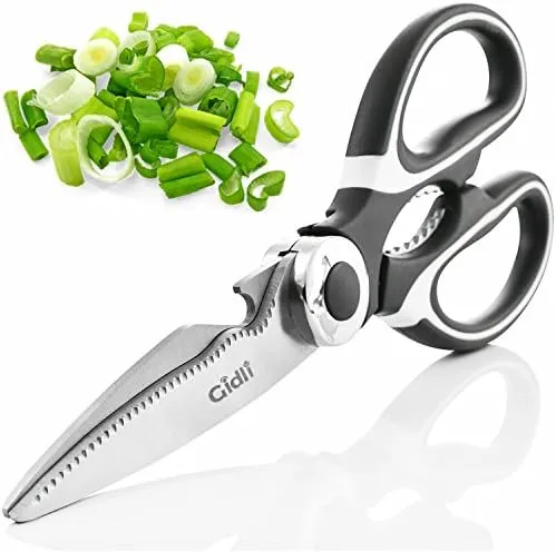 Kitchen Shears by - Lifetime Replacement - Includes Seafood Scissors As a Bon...