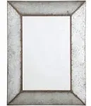 O&#039;Talley Metal Framed Accent Mirror, 26 X 36 Inches, Antique Gray