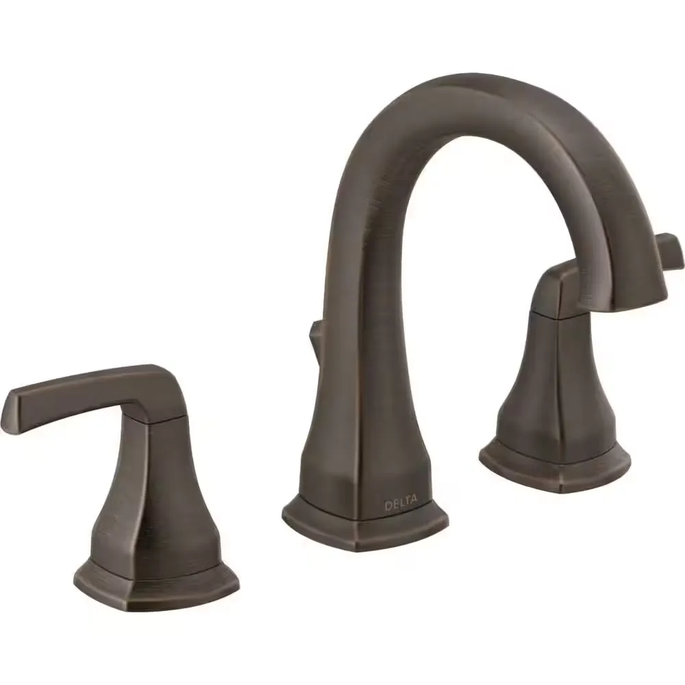 Delta 35770LF-SP Portwood Two Handle Widespread Bathroom Faucet