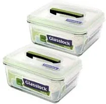 Glasslock Handy Rectangular Food Container Set of 2