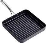 Cooks Standard Hard Anodized Nonstick Square Grill Pan 11 x 11-inch Black