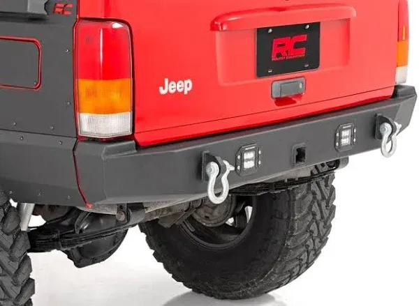 Rough Country LED Rear Bumper for 1984-2001 Jeep Cherokee XJ 2WD/4WD - 110504