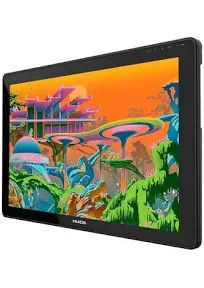 HUION KAMVAS 22 Plus Graphics Drawing Tablet with Screen Full Laminated QD 140% sRGB, Android Support Battery-Free 8192 Levels Pressure Stylus Tilt Art Tablet, 21.5" Drawing Monitor with Stand