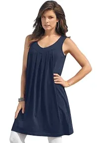 Roaman's Plus Size Women's Swing Ultimate Tunic Tank