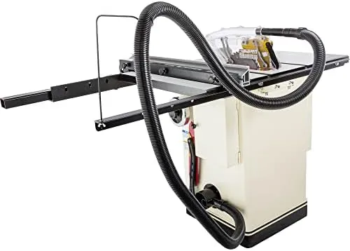 Shop Fox W1888 10" Hybrid Table Saw With Riving Knife, White