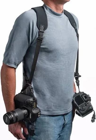 OP/TECH USA Double Sling Camera Strap - Black