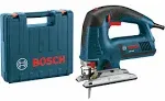 Bosch Power Tools Jigsaw Kit - JS572EK - 7.2 Amp Corded Variable Speed Top-Handle Jig Saw Kit with Assorted Blades and Carrying Case