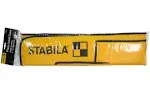 STABILA - STABILA 8 in. W X 2 in. H Nylon 6 ft. to 10 ft. Plate Level Carrying Case 2 pocket Yellow 1 pc