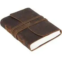 Handmade Leather Journal/Writin<wbr/>g Notebook Diary Unlined Paper writing pad gift