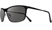 Revo Meridian Polarized Sunglasses, Satin Chrome