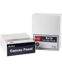 Madisi Painting Canvas Panels 48 Pack, 8X10, Classroom Value Pack Art Canvas