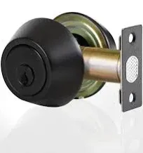 Double keyed Deadbolt Lock - Keyed on Both Sides, 2-Way Adjustable Cylinder Dead