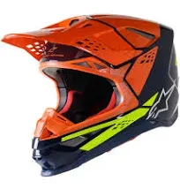 Alpinestars Supertech M8 Factory Black / Yellow Fluo / Blue Glossy Helmet