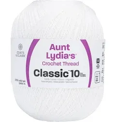 Aunt Lydia's Classic Crochet Thread Size 10 Jumbo