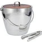 Crafthouse Fortessa Round Ice Bucket with Tongs