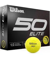 Wilson 50 Elite Golf Balls - Green