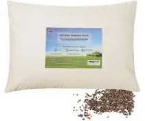 Organic Buckwheat Pillow for Sleeping - 14&#039;&#039;x20&#039;&#039;, Adjustable Loft, Breathabl...