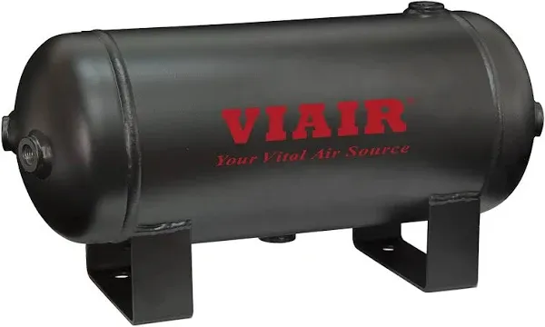 Viair 1.5 Gallon Air Tank Six 1/4" NPT Ports 200 psi Rated (91015)