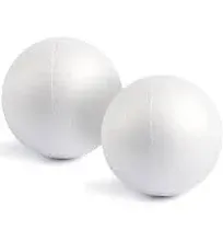 Juvale 2-Pack Large Foam Balls