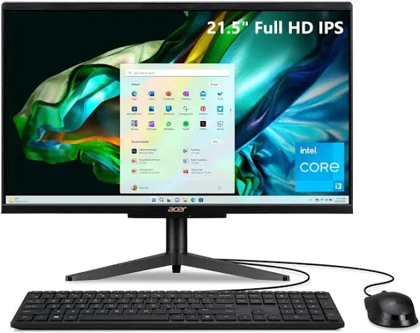 Acer Aspire C22-1610-UA91 AIO Desktop 21.5" Full HD 1920 x 1080 IPS Display