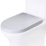 EAGO Plastic, White, R-353SEAT Replacement Soft Closing Toilet Seat for TB353