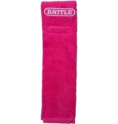 Battle Football Player Towel, Black, One Size