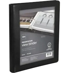 Office Depot Premium Leatherette Presentation View 3-Ring Binder